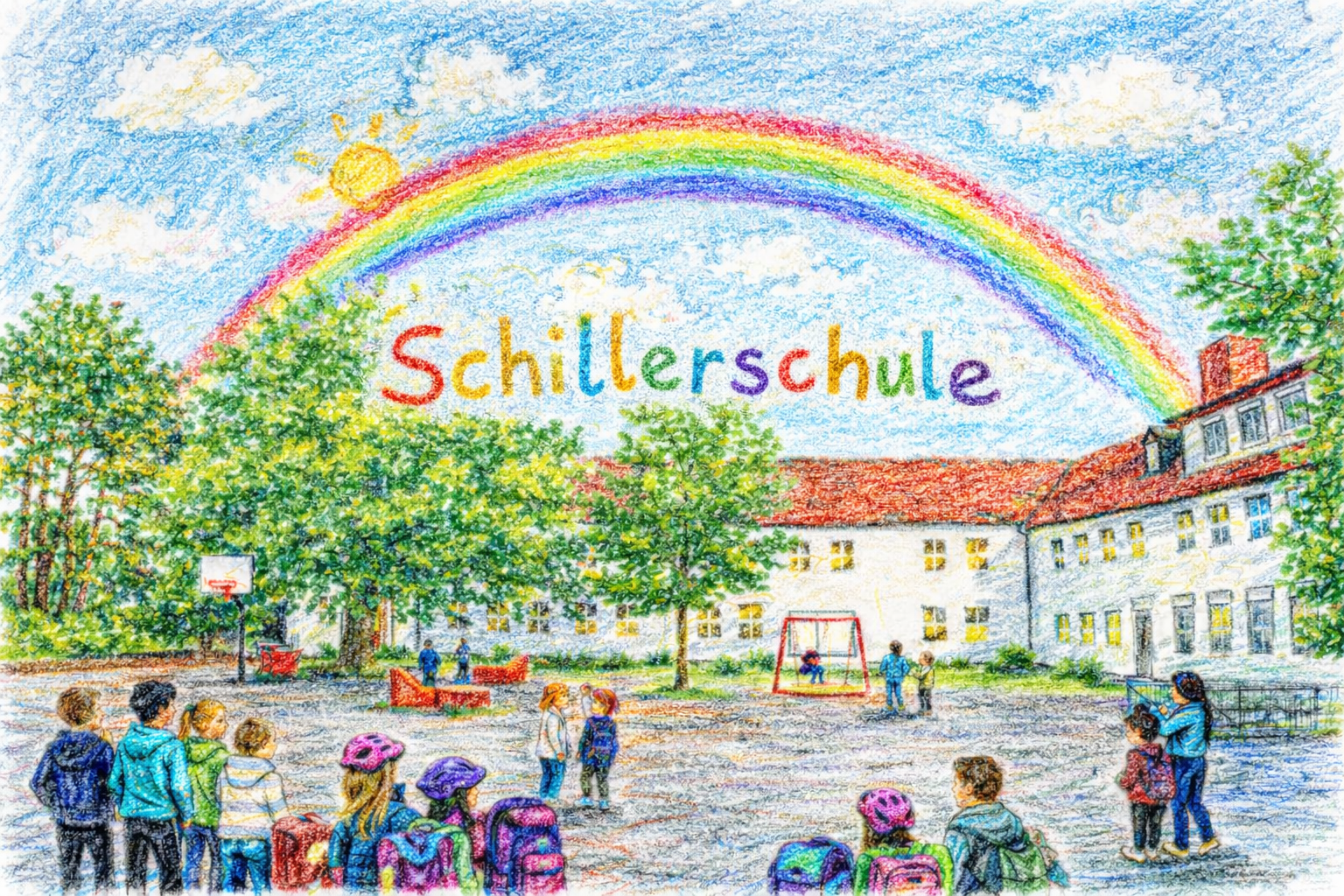Schulhof der Schillerschule